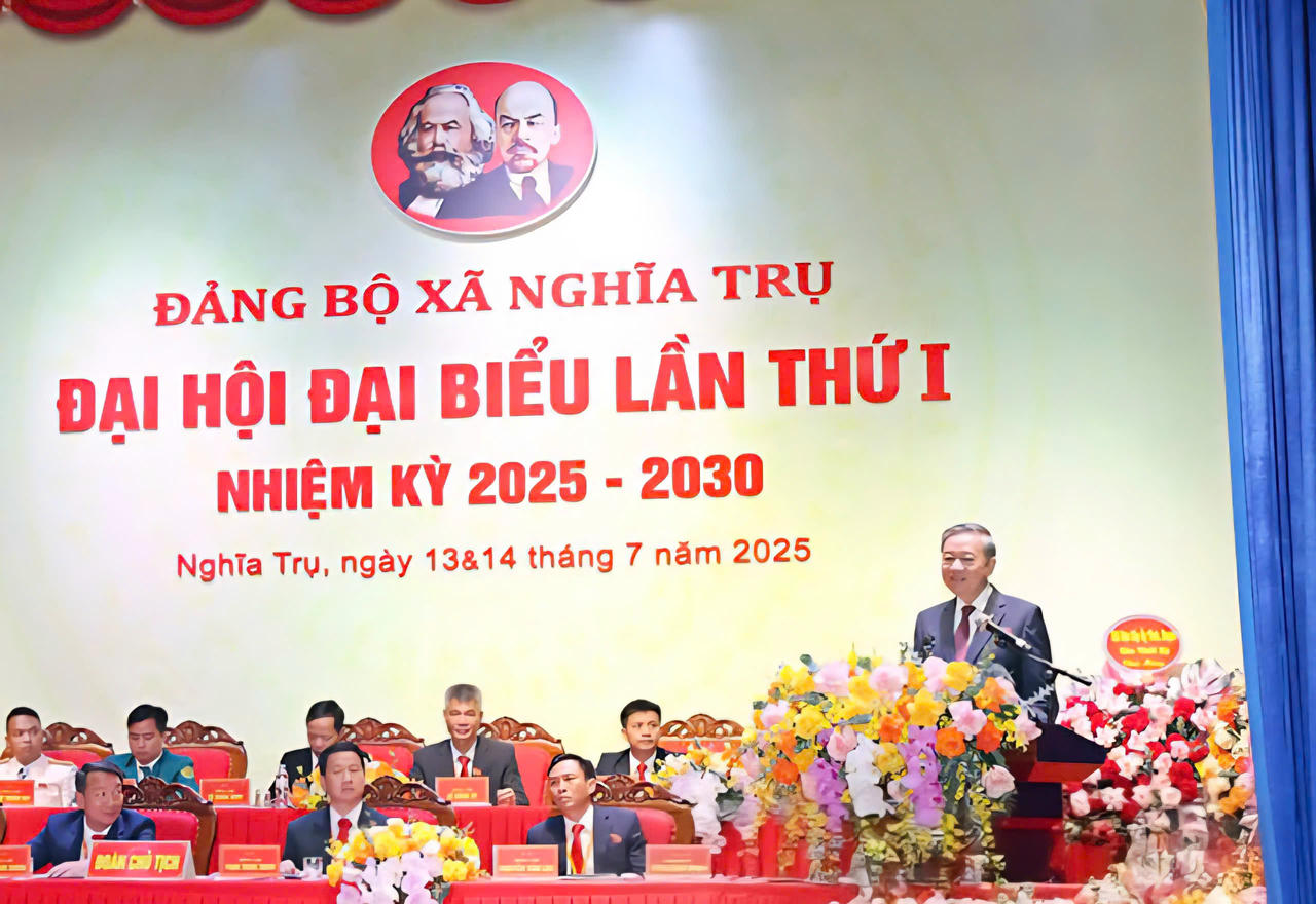 Tổng Bí thư Tô Lâm dự và chỉ đạo Đại hội đại biểu Đảng bộ xã Nghĩa Trụ lần thứ I, nhiệm kỳ 2025–2030: Một dấu mốc lịch sử, khẳng định khát vọng phát triển bền vững