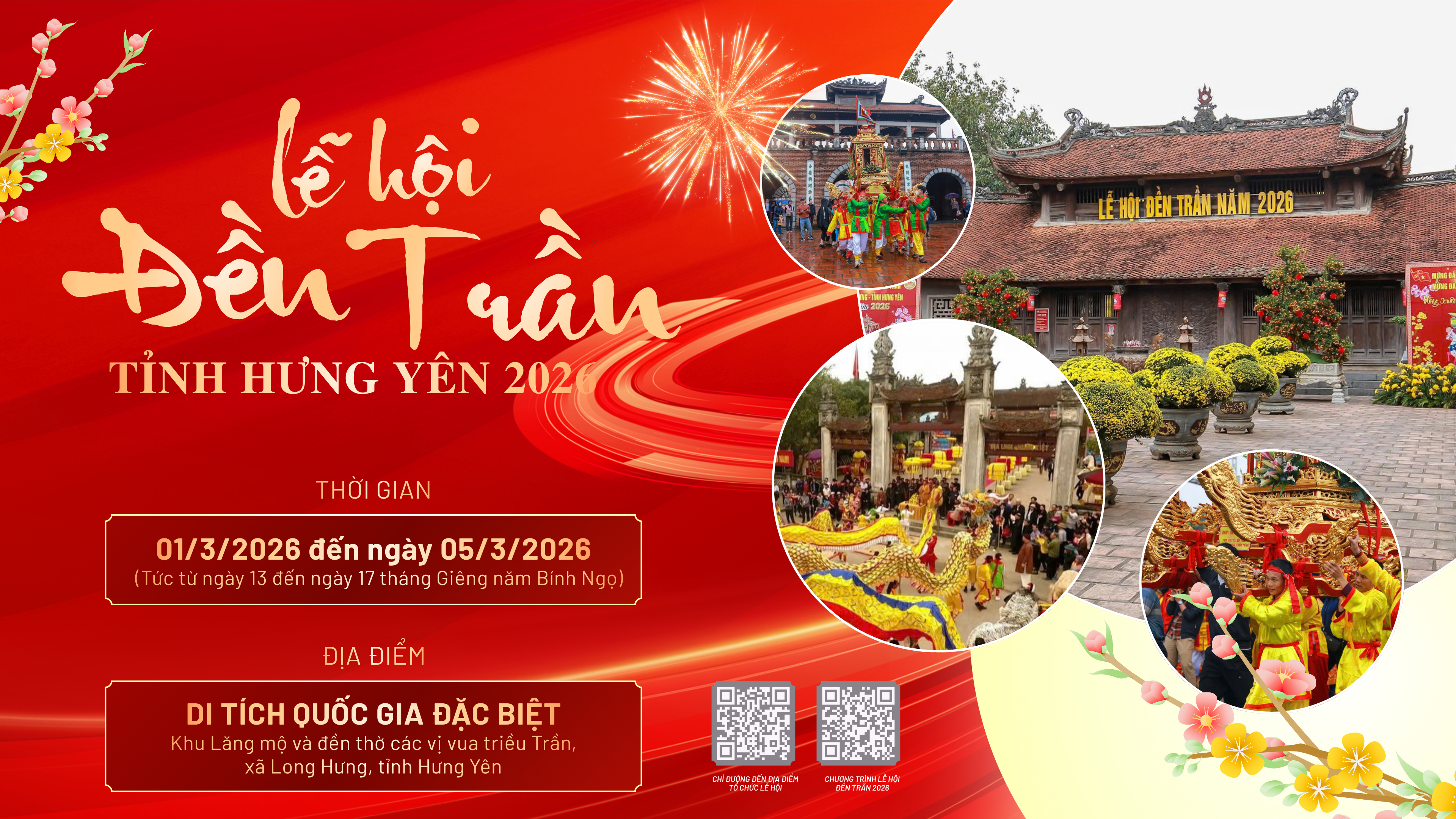 KHU LĂNG MỘ VÀ ĐỀN THỜ CÁC VỊ VUA TRIỀU TRẦN XÃ LONG HƯNG, TỈNH HƯNG YÊN